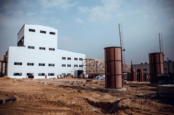 Строительство завода по производству технического кремния в Таш-Кумыре - Sputnik Кыргызстан