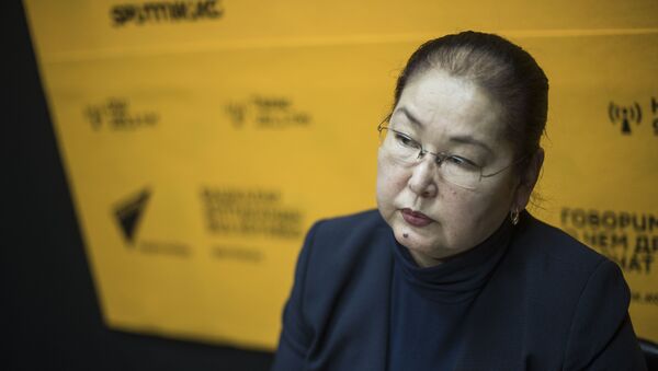 Бишкек шаарынын вице-мэри Айгүл Рыскулова маек учурунда - Sputnik Кыргызстан