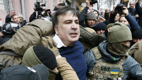 Задержание бывшего президента Грузии Михаила Саакашвили - Sputnik Кыргызстан