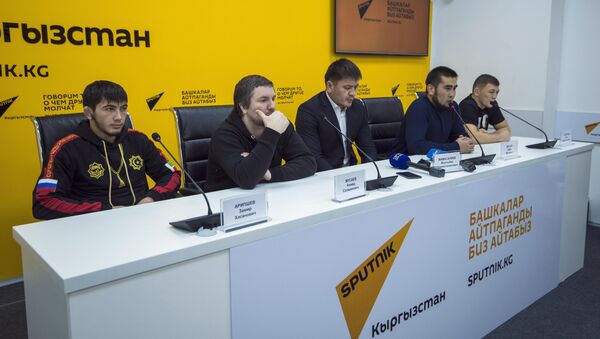 Пресс-конференция Кыргызстан vs Чечня — турнир ММА JFC Fight Night 2017 - Sputnik Кыргызстан