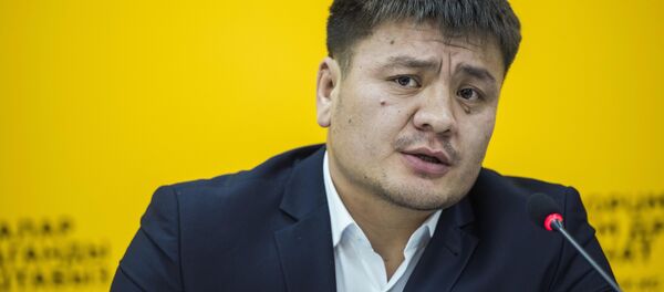 Участник турнира JFC Fight Night 2017 (БК Жаш Куч) Мыктыбек Мамасалиев - Sputnik Кыргызстан