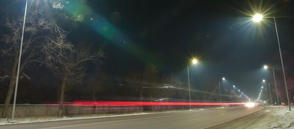 Бишкекте жаңы чырактар орнотулганын шаар мэриясынын маалымат кызматынан билдиришти - Sputnik Кыргызстан