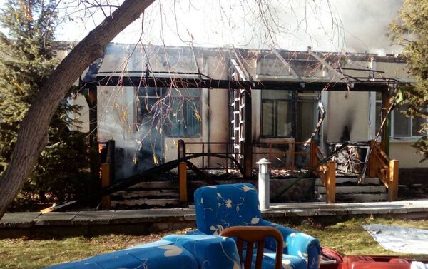 Происшествие случилось в 14:15 часов в селе Чок-Тал. - Sputnik Кыргызстан