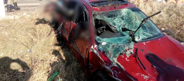 ДТП на автотрассе Бишкек — Нарын — Торугарт - Sputnik Кыргызстан