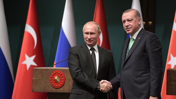 Рабочий визит президента РФ В. Путина в Турцию - Sputnik Кыргызстан