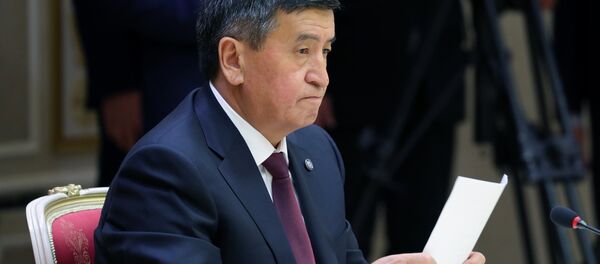 Президент Сооронбай Жээнбеков. Архив - Sputnik Кыргызстан