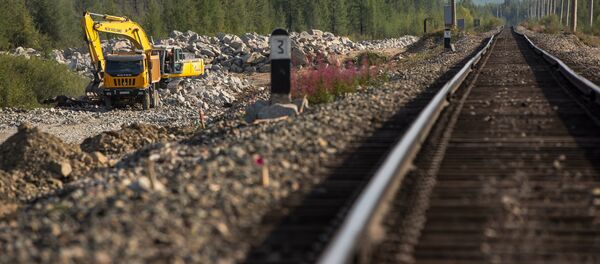 Железная дорога. Архивное фото - Sputnik Кыргызстан