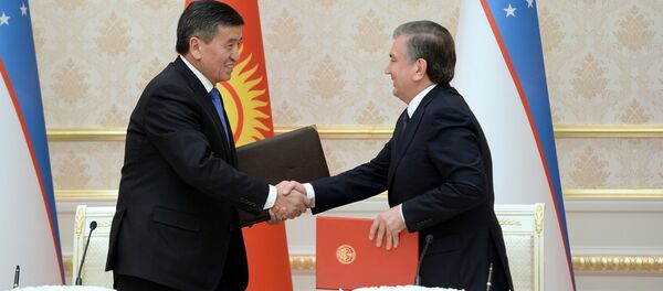 Официальный визит президента КР Сооронбая Жээнбекова в Узбекистан - Sputnik Кыргызстан