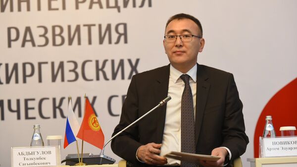 Вице-премьер министр Кыргызстана Толкунбек Абдыгулов - Sputnik Кыргызстан