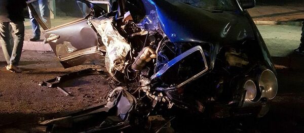 ДТП на пересечении улиц Курманджан-Датки и Горького в Бишкеке - Sputnik Кыргызстан