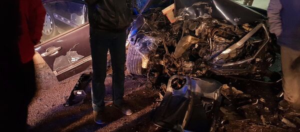 ДТП на пересечении улиц Курманджан-Датки и Горького в Бишкеке - Sputnik Кыргызстан