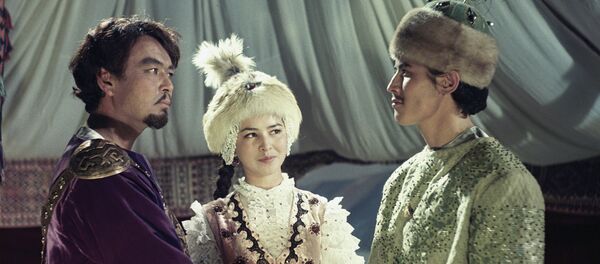 Кадр из художественного фильма Кыз-Жибек. 1969 год. Режиссер Султан-Ахмет Ходжиков. - Sputnik Кыргызстан