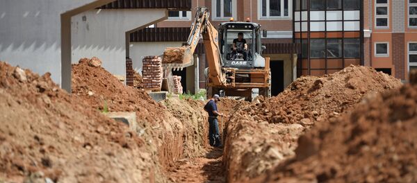 Жилищное строительство в Московской области Жилищное строительство в Московской области - Sputnik Кыргызстан