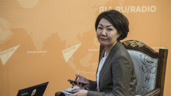 Заместитель директора департамента развития и регулирования внешнеэкономической деятельности Министерства экономического развития РФ Анна Попова - Sputnik Кыргызстан