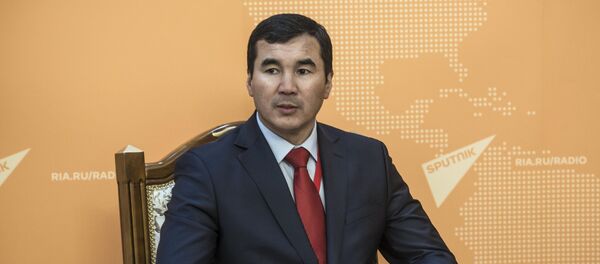 Полпред правительства в Ошской области Узарбек Жылкыбаев. Архивное фото - Sputnik Кыргызстан
