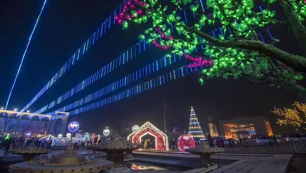 Новогоднее оформление Бишкека - Sputnik Кыргызстан