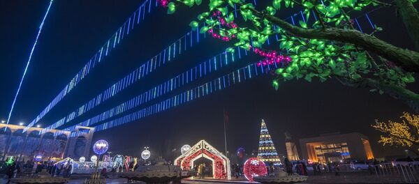 Новогоднее оформление Бишкека - Sputnik Кыргызстан