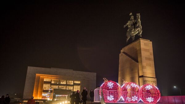 Новогоднее оформление Бишкека - Sputnik Кыргызстан