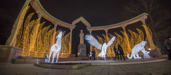 Новогоднее оформление Бишкека - Sputnik Кыргызстан