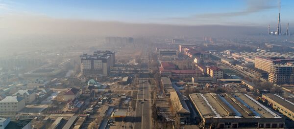 Загрязнение воздуха в Бишкеке Загрязнение воздуха в Бишкеке - Sputnik Кыргызстан