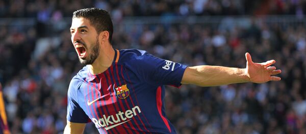 Форвард Барселоны Луис Суарес. Архивное фото - Sputnik Кыргызстан