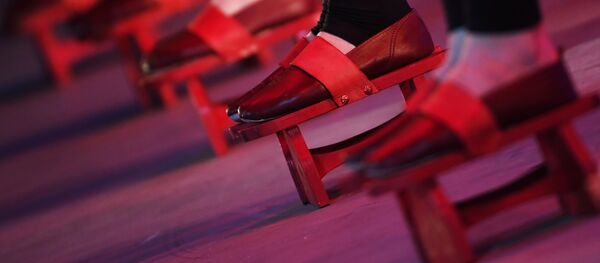 Репетиция Государственного академического ансамбля народного танца имени Игоря Моисеева - Sputnik Кыргызстан