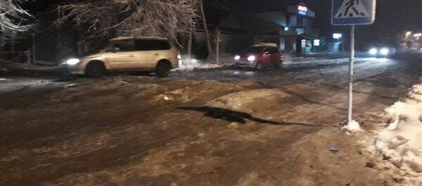 Гололед в Бишкеке - Sputnik Кыргызстан