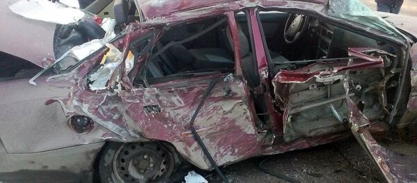 ДТП на 390-м километре трассы Бишкек — Ош ДТП на 390-м километре трассы Бишкек — Ош - Sputnik Кыргызстан