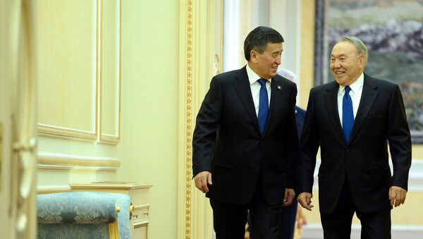 Официальный визит президента КР Сооронбая Жээнбекова в Казахстан - Sputnik Кыргызстан