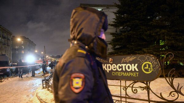 Взрыв в магазине Перекресток в Санкт-Петербурге - Sputnik Кыргызстан