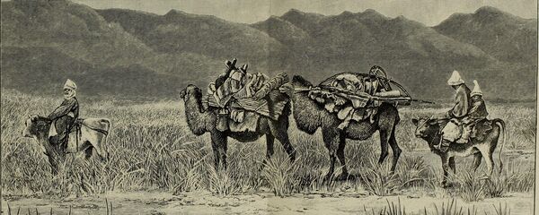 Кадры британского путешественника и писателя Генри Лансдейл в Туркестане - Sputnik Кыргызстан