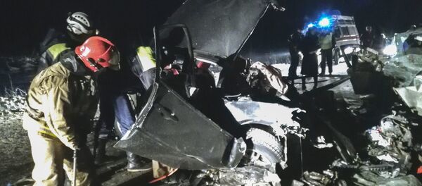 ДТП с участием двух автомобилей в ХМАО - Sputnik Кыргызстан