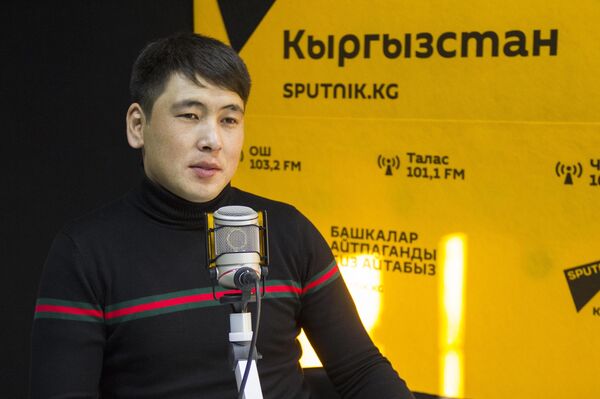 Дизайнер чемпионских поясов Кубаныч Аманбеков - Sputnik Кыргызстан