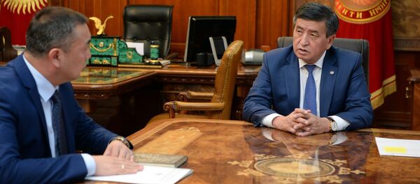 Президент КР Сооронбай Жээнбеков принял директора Государственной комиссии по делам религий Зайырбека Эргешова - Sputnik Кыргызстан