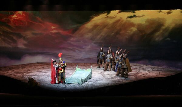 В Китае состоялась вторая постановка оперы по эпосу Манас на китайском языке - Sputnik Кыргызстан