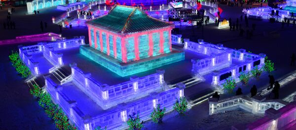 34-й Харбинский Международный фестиваль льда и снега в Китае - Sputnik Кыргызстан