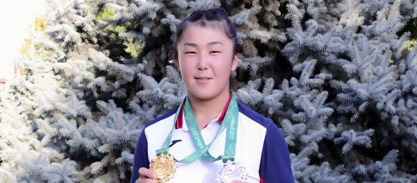 Спортсменка по алышу (классический стиль) Алтынай Мамарасул кызы - Sputnik Кыргызстан