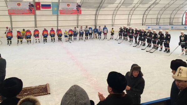 Международные соревнования по хоккею в Нарыне - Sputnik Кыргызстан