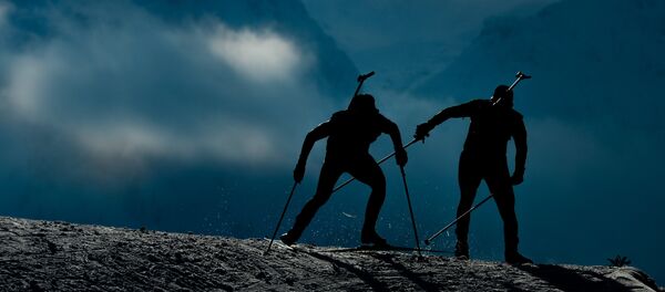 Биатлон. Чемпионат мира. Мужчины. Эстафета - Sputnik Кыргызстан