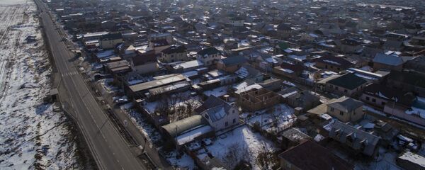 Вид на одну из новостроек Бишкека. Архивное фото - Sputnik Кыргызстан