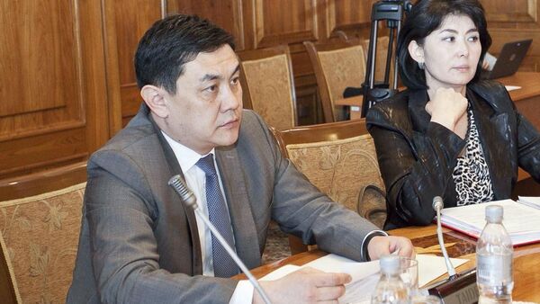 Вице-премьерлик кызматка талапкер болуп жаткан Санжар Муканбетов - Sputnik Кыргызстан