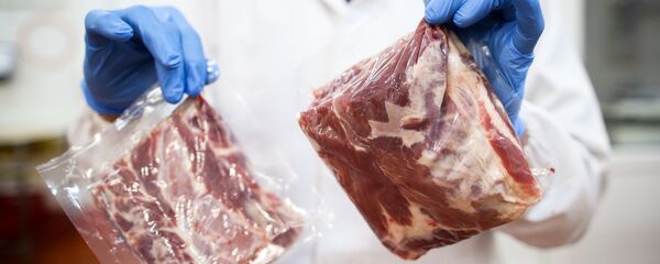 Мясоперерабатывающий комбинат Кубань в Краснодарском крае - Sputnik Кыргызстан