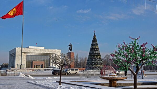 Площадь Ала-Тоо в центре Бишкека - Sputnik Кыргызстан