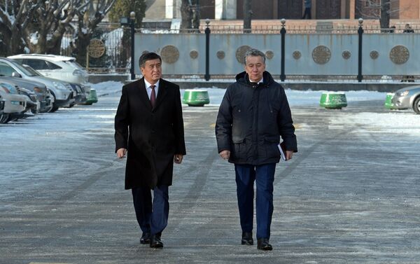 Президент Сооронбай Жээнбеков в пятницу ознакомился с ходом реконструкции. - Sputnik Кыргызстан