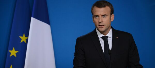 Франциянын президенти Эммануэль Макрондун архивдик сүрөтү - Sputnik Кыргызстан