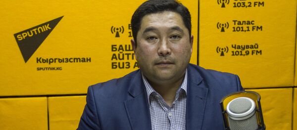 Начальник группы реализации проектов ОАО НЭСК Рустанбек Раимкулов - Sputnik Кыргызстан