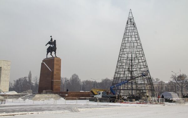 Демонтаж начался во вторник, 16 января. - Sputnik Кыргызстан