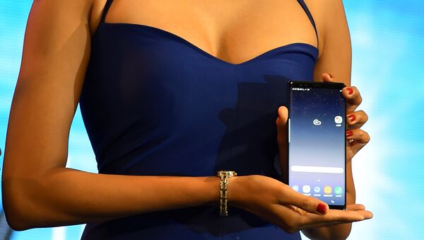 Samsung Galaxy Note 8 телефонунун презентациясы. Архив - Sputnik Кыргызстан
