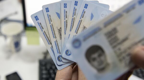 Кыргыз Республикасынын жарандарын биометрикалык паспорттары. Архив - Sputnik Кыргызстан