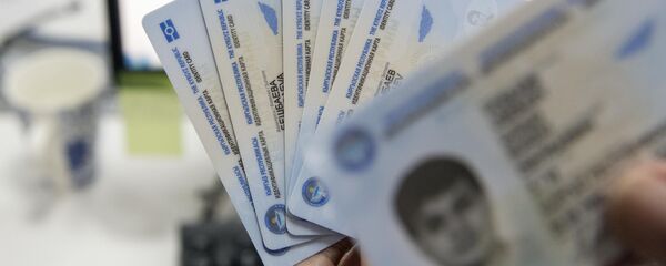 Биометрический паспорт гражданина КР. Архивное фото - Sputnik Кыргызстан